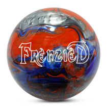 PBS frenzy series special bowling flying saucer straight ball resin ball 8-12 pounds Blue Orange Silver