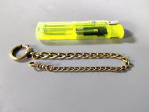 Small cloth art gold-plated old pocket watch chain K18GF hanging badge commemorative medal is also OK