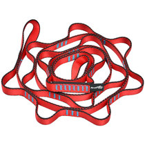 Outdoor climbing rock climbing chrysanthemum rope aerial yoga safety flat belt rope speed drop wear-resistant flat belt ring equipment ring
