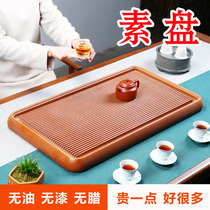 Bakelite tea tray Germany imported yellow material raw embryo plate high-end household commercial round-edge drainage water storage dry brewing tea table