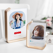 2021 Taiwan calendar custom diy photo enterprises to map production wooden calendar homemade photo frame creative custom