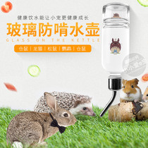 Pet glass kettle Drinking fountain Hedgehog cat Rabbit Ferret Hamster Chinchilla Squirrel Parrot Hamster kettle