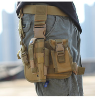 Outdoor walkie-talkie bag sand multi-function tornado waist holster cartridge bag external tactical running bag quick pull sleeve