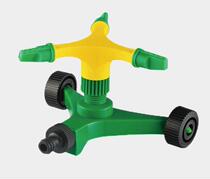 Three-forked landscape rotating water spray wheel seat rotating sprinkler water spray head water watering device irrigation