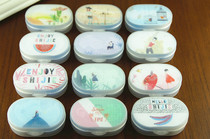 Full-size companion box double contact lens Korean cute pupil box free shipping mirror explosive SJ883