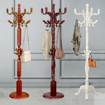 European coat rack solid wood hanger floor bedroom Net Red indoor simple modern living room clothes rack hanger