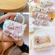 New childrens bag female cute foreign girl satchel bag girl shoulder bag fashion princess mini Hand bag