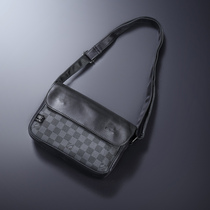 Mens Single Shoulder Bag Casual Travel Skew Satchel Fashion Business Mens Backpack A4 File Diff Lovers 100 hitch
