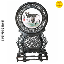 Auspicious Boy Son Baby Born Gift Custom Tire Wool Embroidered Hair Painting Infant Souvenirs of the family Happy 2015