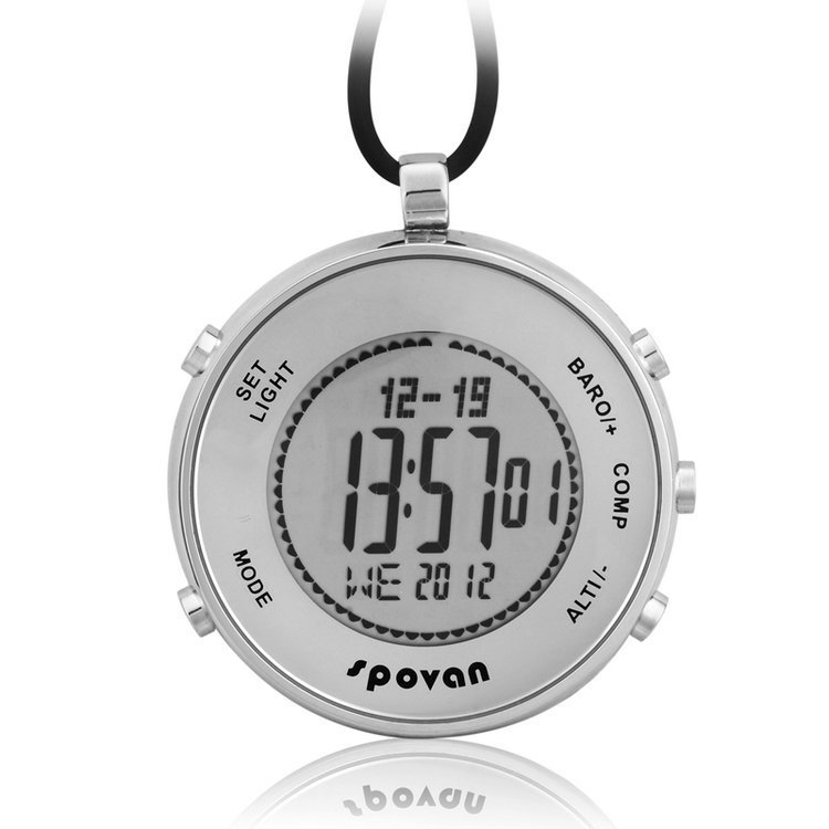 Spvan Spowway Multifunctional Element Pocket Watch Outdoor Mountaineering Altitude Watch Fishing Barometer Electronic Compass