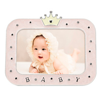 Japanese alloy photo frame set-up table diamond frame photo frame photo frame 567 inch photo frame wedding gift