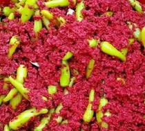 Dapeng specialty farm red valley bad white pepper red bad next meal appetizer 2 kg