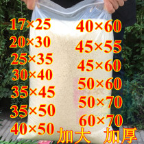 Large padded ziplock bag transparent bag extra thick food sealed bag garment storage bag densely sealed pocket