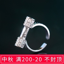 Thai fine 14 years old shop Thai Buddha brand Azan White mine 925 silver ring