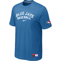 Blue Jays T-Shirt Toronto Blue Jays training shirt round neck short sleeve T-Shirt mens breathable jersey