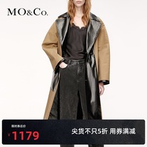 MOCO Spring and Autumn New Koche series splicing two-sided coat