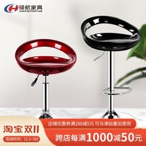Bar chair modern minimalist home bar chair simple backrest bar stool high stool lifting front bench chair bar chair