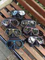 New low volume aluminium alloy rims Professional free diving mirror water lung diving mirror can be matched with myopia
