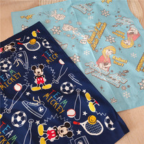 Cartoon cotton childrens food cloth school desk protective napkin ice snow Ashali Samic big handkerchief toy