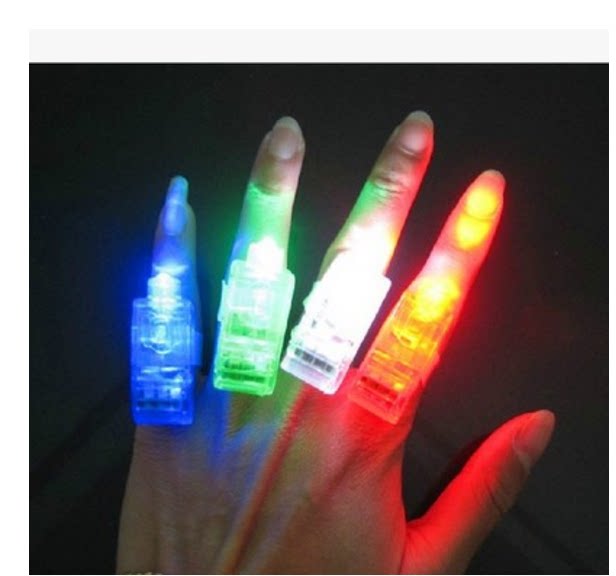 Flash finger set laser finger lamp dazzling colorful fashion light set ring A lamp bar entertainment creative toys