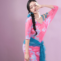 Gorgeous solo show 2021 early autumn new belly dance folk style robe shaabi Oriental dance dance costume