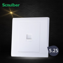 Slunde phone socket panel Type 86 four-core TEL wall phone switch socket telephone line socket