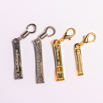 Thai Buddha card hanging chain gilt Buddha card Special clip