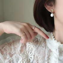 Baroque Natural Profiled Pearl Mosquito Incense Tray Ear Clip Without Earhole Temperament Superior Style Retro Earrings