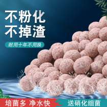 Lanang fish tank filter material Aquarium fish pond culture bacteria nitrification hollow quartz biochemical NanoSphere bacterial House filter material