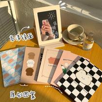 Mirror Makeup Mirror Folding Desktop Portable HD Student Dormitory Princess Female Size Desktop Dressing Mirror
