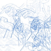 Rice Tea Prints Hand Action Hand Dynamic 2 Procreate Pen Brush Super Good Use 13 beginology required 