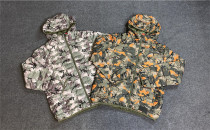 Li Ning light and thin warm down clothes Mens camouflated basketball training white duck suede anti-chill jacket AYMN035