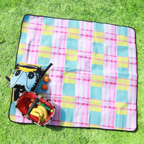 milicamp outdoor picnic mat park cushion baby climbing mat camping moisture-proof mat portable flocking picnic mat