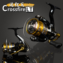 Dava spinning wheel CROSSFIRE LT micro-matter fishing wheel all-metal ultralight road subround Fishing Pitched Opening round