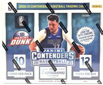 2020 21 Panini Contenders Basketball Hobby ticket Basketball box card