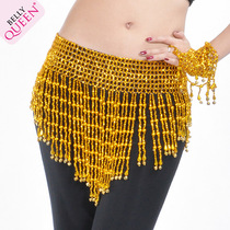 Belly dance waist chain belt clothing accessories Indian dance clothing tassel belt Bell waist chain