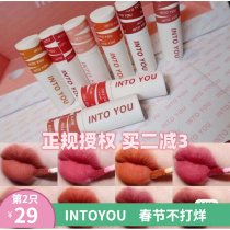 Into You Lip Clay 08 Matt Mist Surface Velvet Lip Glazed Heroine Lipstick 05 05 11 09 09 12