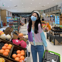 GUOGUOWOMEN fruit fruit home design sense early autumn new knit shirt lazy wind atmosphere feel cardigan jacket women