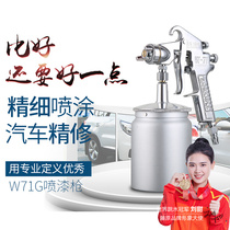 Rattan Pneumatic Spray Paint Gun W71G Car Paint Sheet Metal Furniture Wood Ware Spray High Atomization Spraying Tool