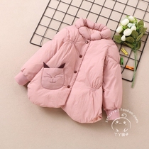 Special winter light girl childrens baby down jacket down liner jacket Long sleeve inside and outside wear 1-6