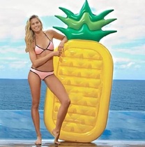 U.S. 190cm inflatable pineapple floating unicorn water mount adult pineapple swimming ring