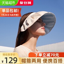 Jia Qi recommends banana sunscreen hat womens UV beach visor cycling empty top sun hat shell hat