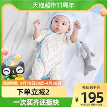 Inns baby one-piece clothes baby printed MoDel cool Antibacterial Khaclothes Climbing Suit