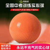 Lead running tiger real heart ball 2 kg standard sports training for special students male and female competitions inflatable lead ball 1kg