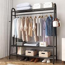 Hangers In the bedroom Simple clothes rack Floor folding household storage Student dormitory drying clothes storage pole