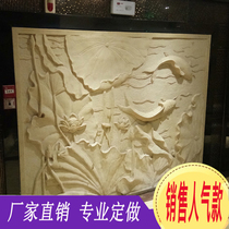 Custom sandstone flowerpot resin relief campus relief wall decoration FRP imitation copper garden landscape cultural wall