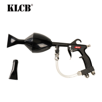 KLCB Caustic Double Pipe Foam Gun Car Beauty Shop Tornado Gun Car Wash Tool Hydrosphere Mixed Spray Foam