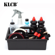 KLCB caustic cleaning tool containing box portable car beauty shop separating multifunctional storage plastic basket