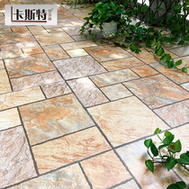 Karst American Balcony Tiles Outdoor Yard Garden Imitation Ancient Brick Villa Terrace Anti-Slip Patio Floor Tiles Outdoor