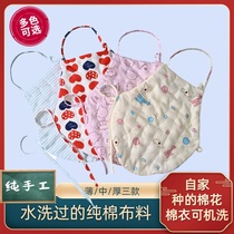 Newborn cotton-padded jacket handmade pure cotton-padded jacket for infants and young children cotton bellyband for autumn and winter children thickened warm belly cotton-padded jacket